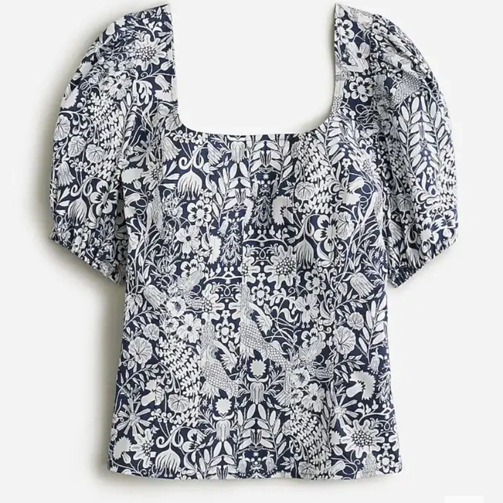 Jcrew woman’s puff sleeve shirt - Picture 2 of 7